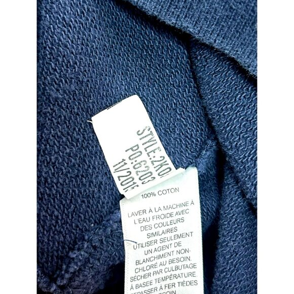 Vineyard Vines Mens Navy Cotton Quarter-Zip Jacket Medium - Picture 5 of 6